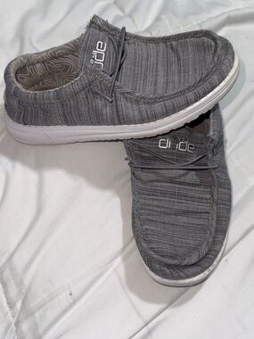 Hey Dude Wally slip ons youth 5, 37, women’s 7